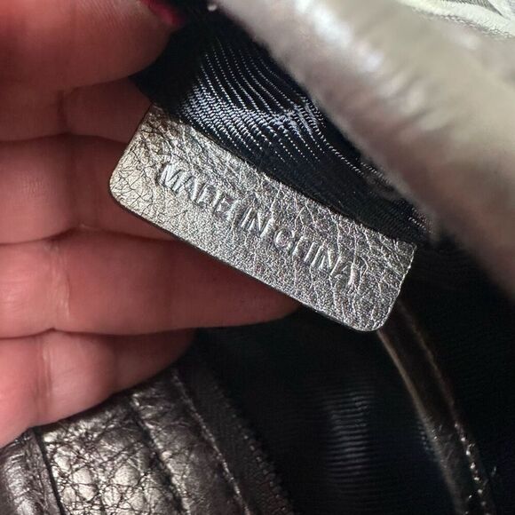 Burberry Canvas Shimmer Check Tote Bag Canvas & Leather - Picture 4 of 16